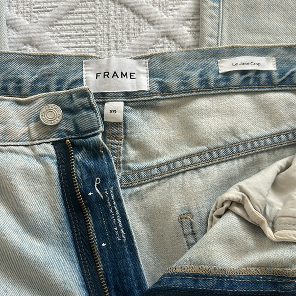 Cropped Frame Jeans - Picture 3 of 4